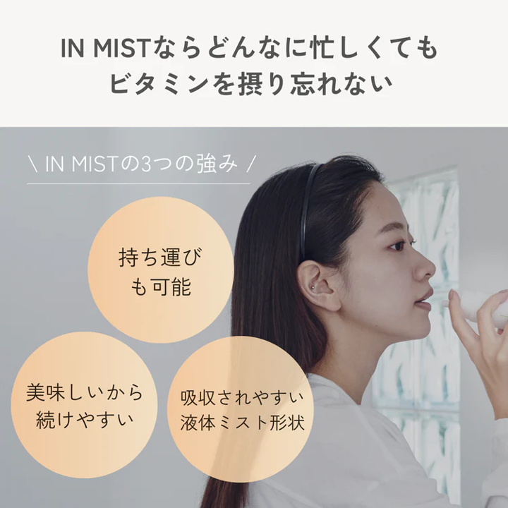 飲むミストサプリ【IN MIST(インミスト)】Vitamin Maintenance 80ml×1本