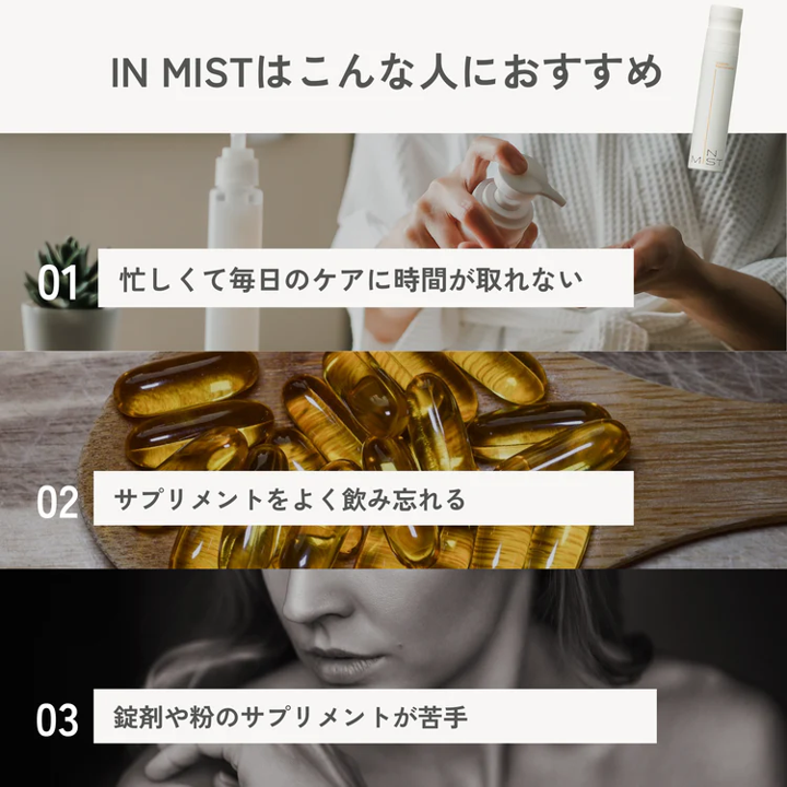 飲むミストサプリ【IN MIST(インミスト)】Vitamin Maintenance 80ml×1本