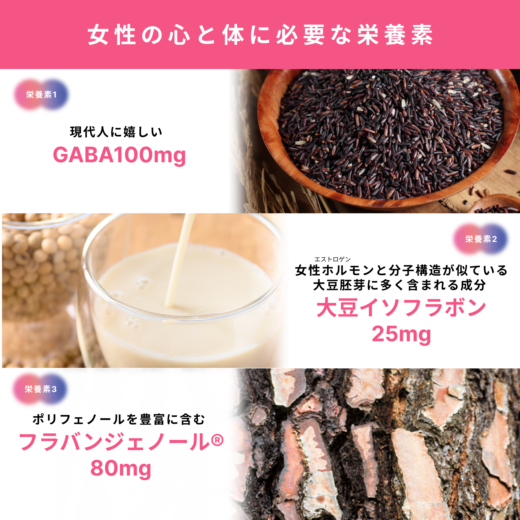 menphys GABA&大豆イソフラボン&鉄分 50ml瓶