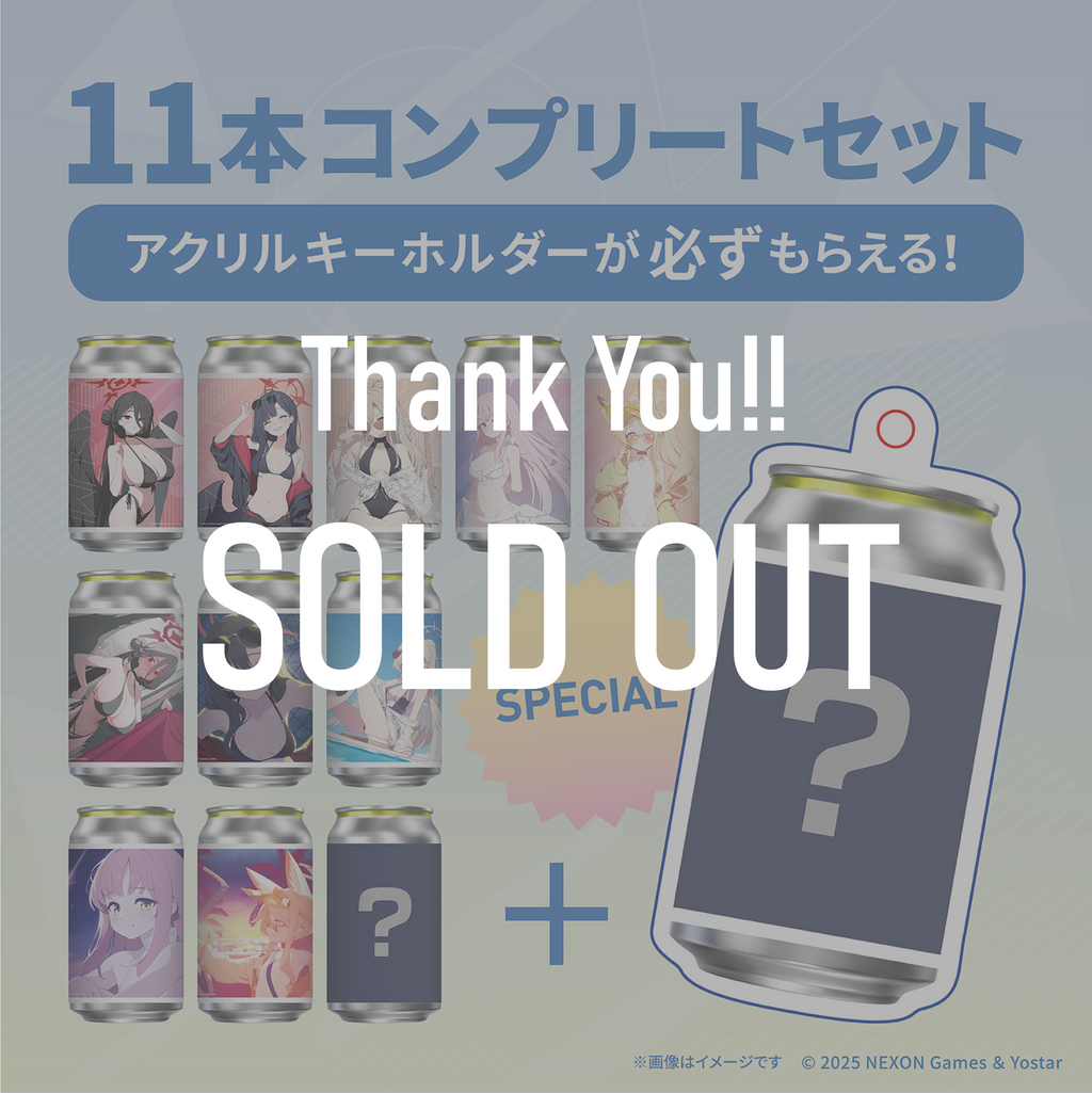 u*3様 ブルーアーカイブ　レコード風キーホルダー　缶バッジ　コンプリートセット u*3様 ブルーアーカイブ レコード風キーホルダー 缶バッジ