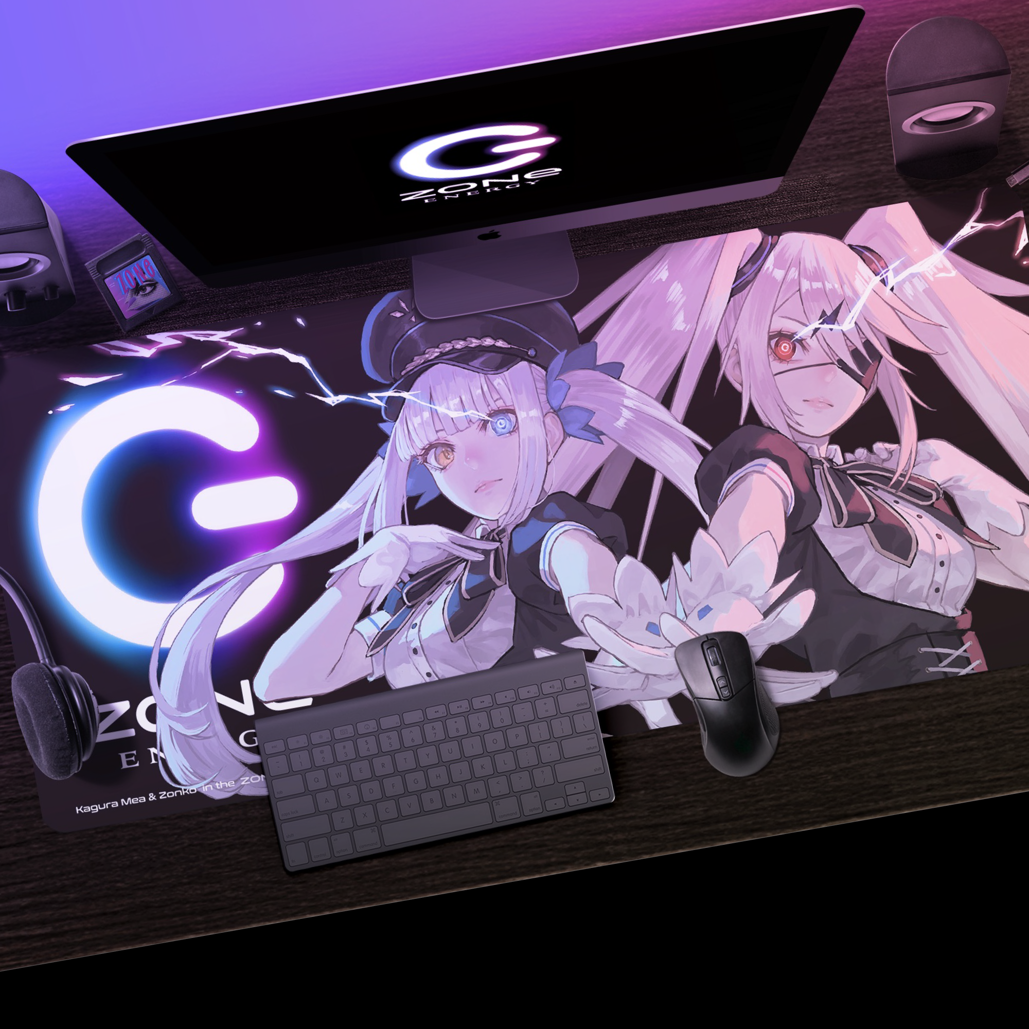 特大オリジナルデザインデスクマット + HYPER ZONe SET : DESIGN-A 特大オリジナルデザインデスクマット + HYPER ZONe SET : DESIGN-A