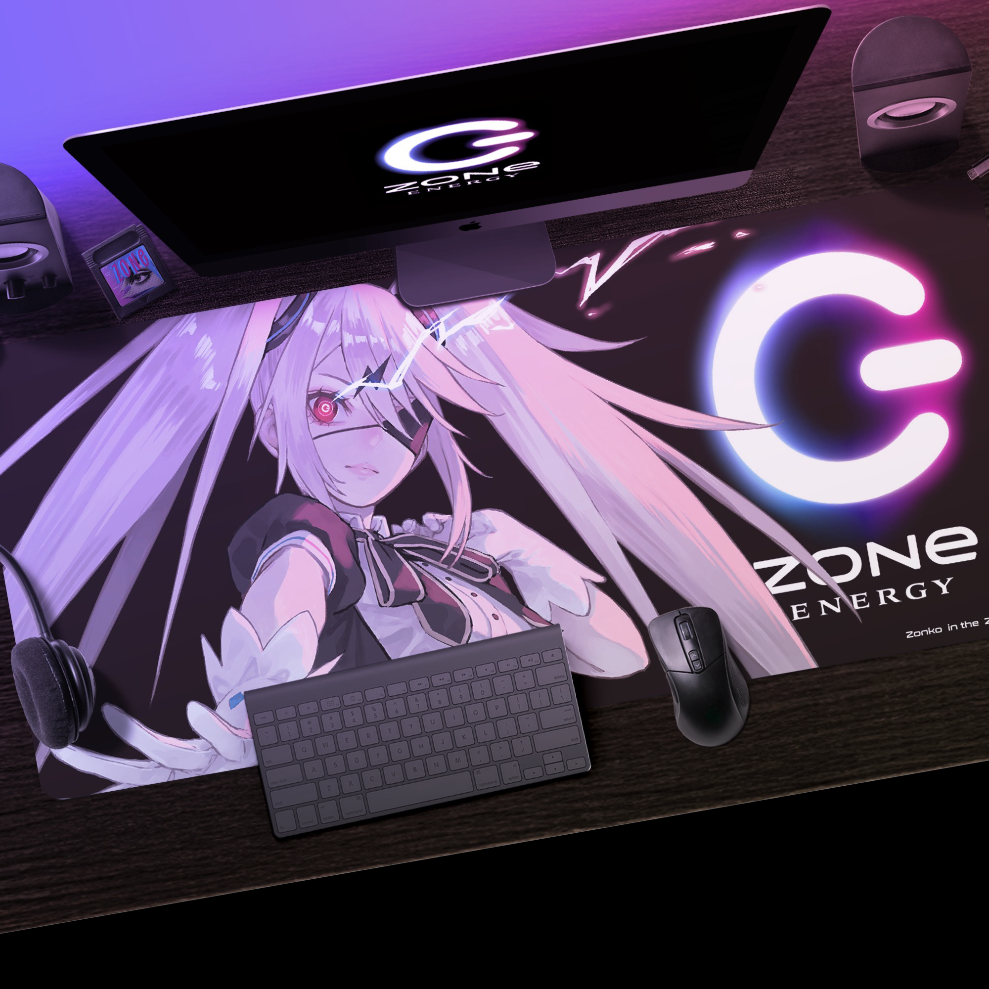 特大オリジナルデザインデスクマット + HYPER ZONe SET : DESIGN-A ぞん子