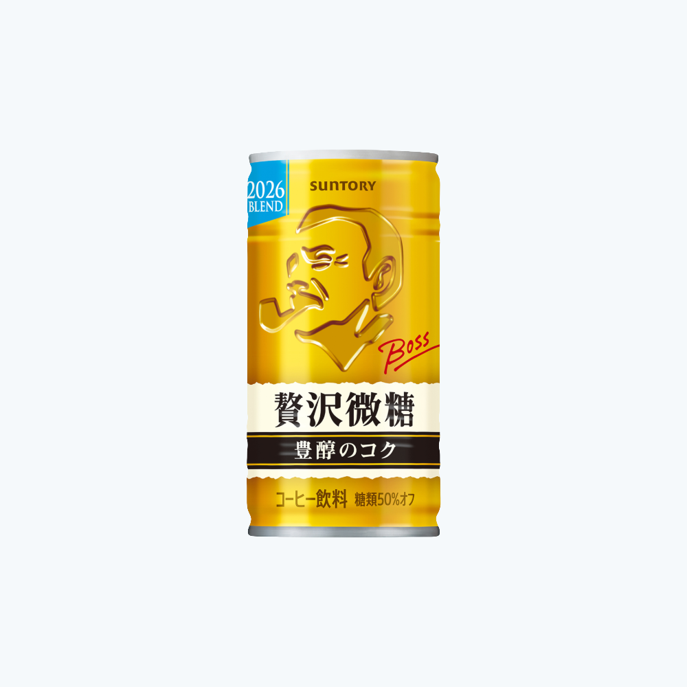 ボス 贅沢微糖 185g缶×30本