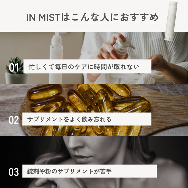 飲むミストサプリ【IN MIST（インミスト）】Vitamin Maintenance 80ml×1本