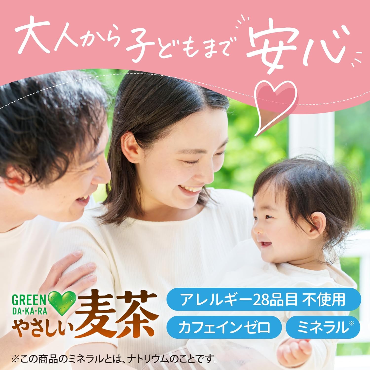 GREEN DA･KA･RAやさしい麦茶680ml×24本