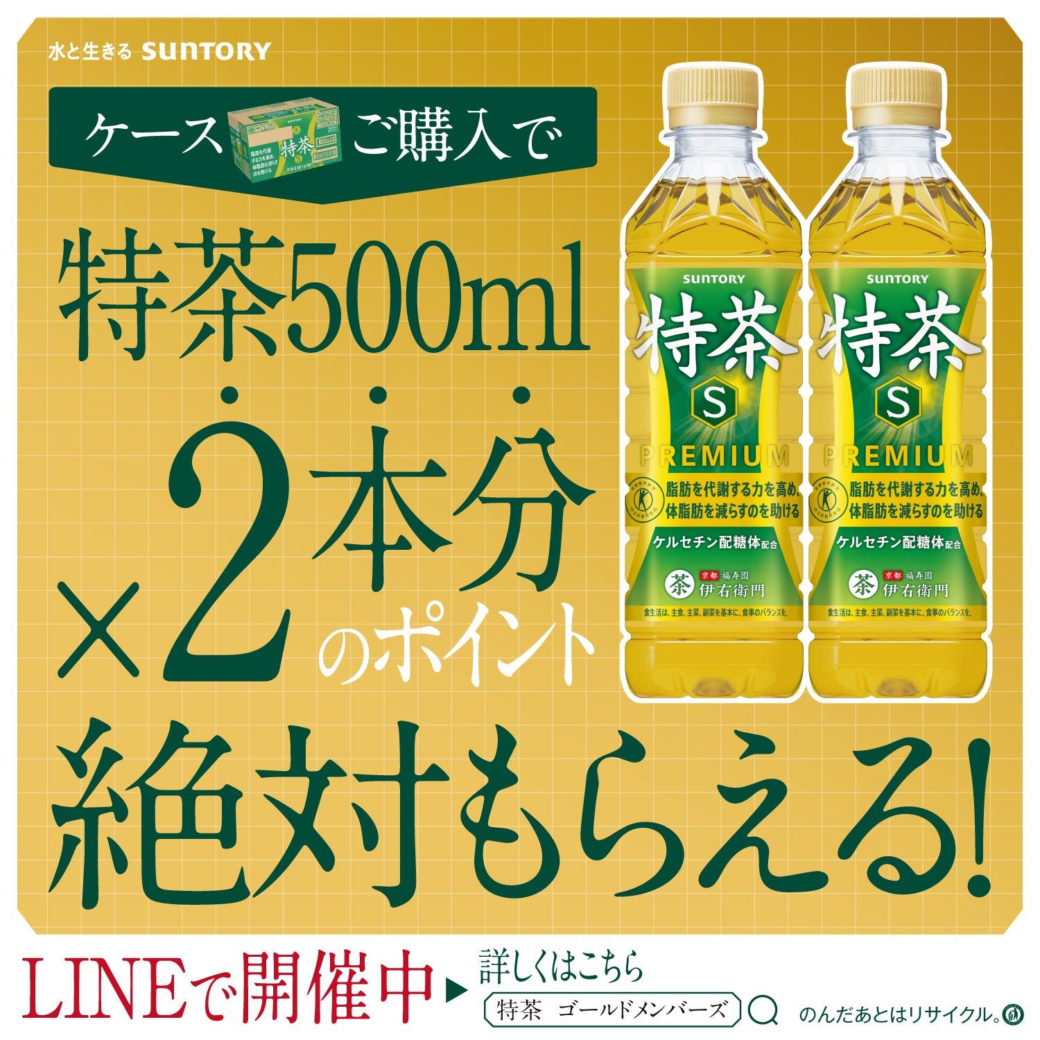 特定保健用食品 緑茶 伊右衛門特茶 1L×12本