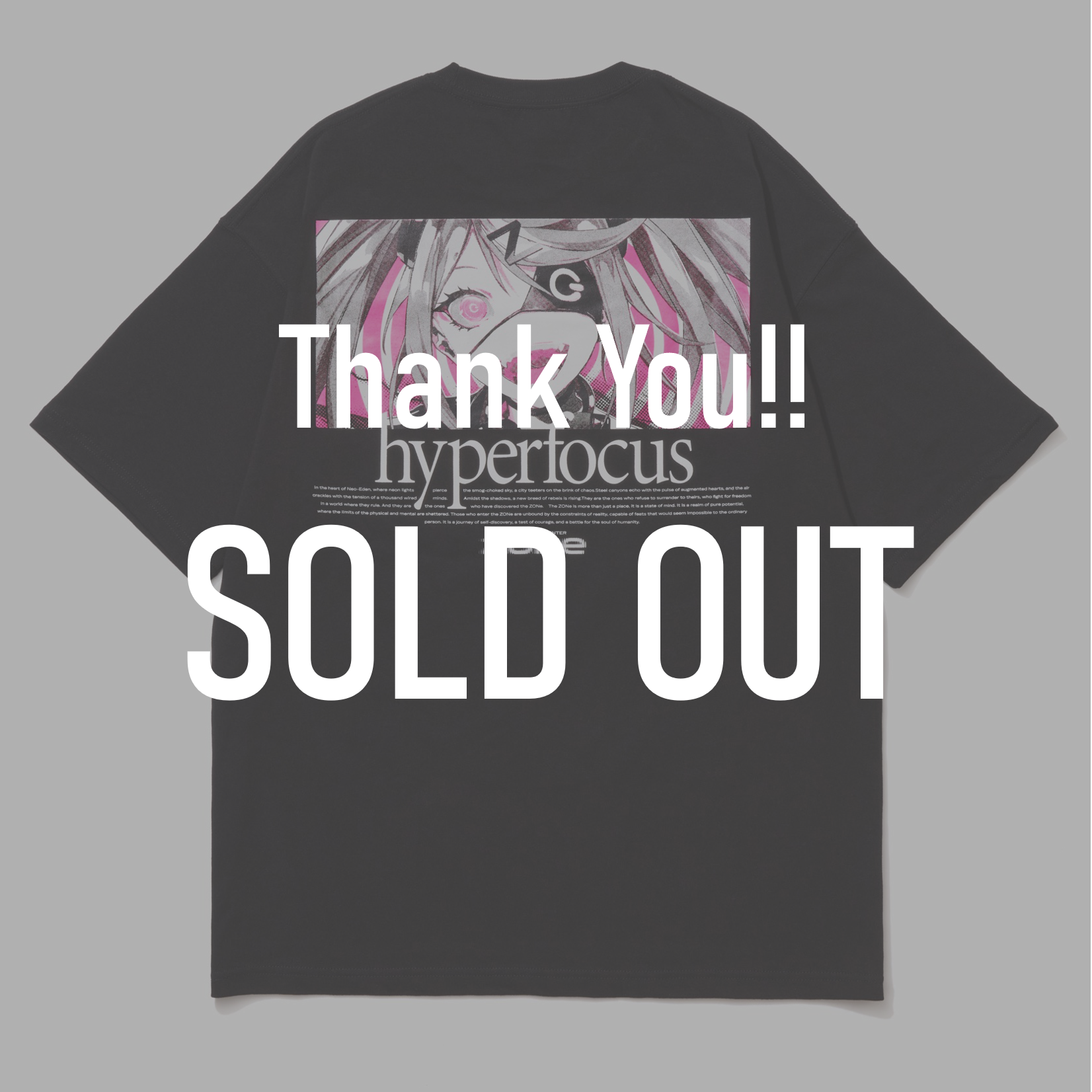 【数量限定】ZONe T-SHIRT : 005 HYPERFOCUS DESIGN【送料無料】