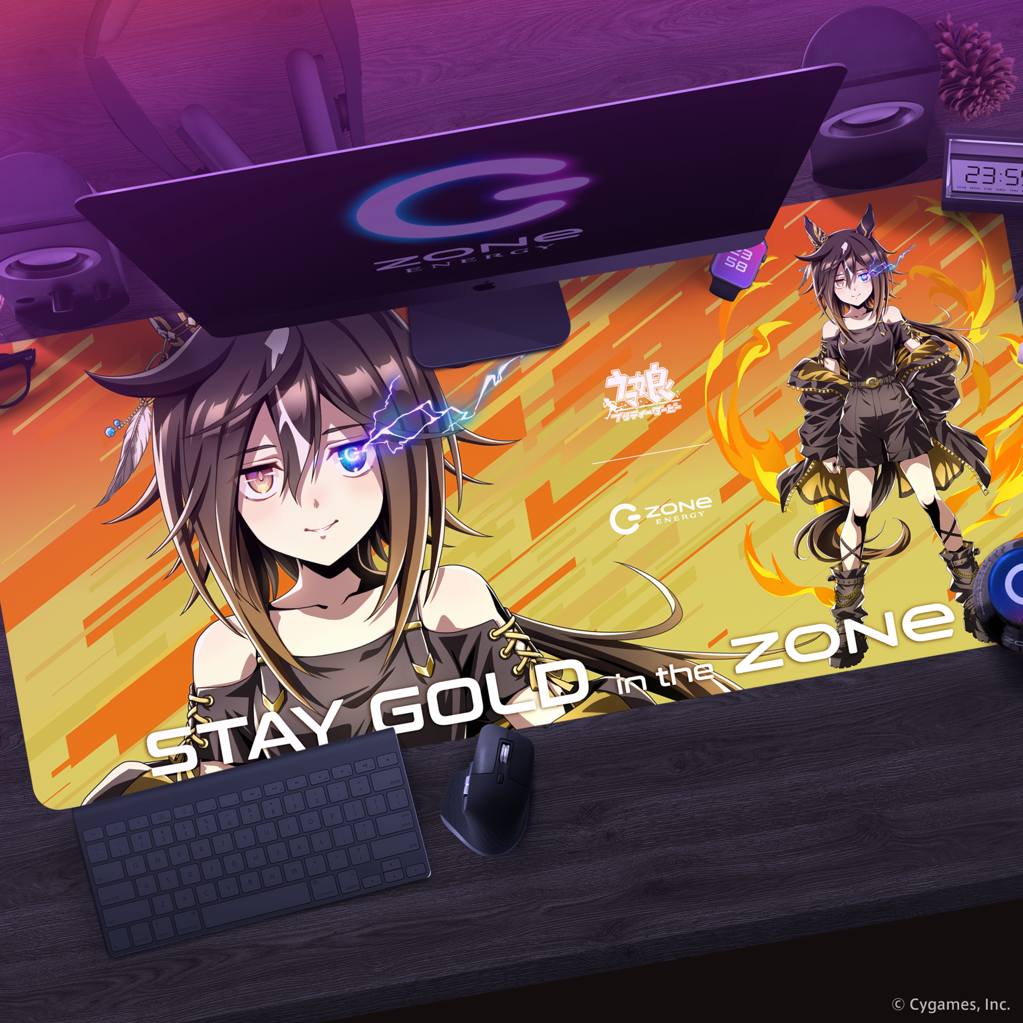 ウマ娘『GOLD WEEK』コラボ!超特大デスクマット&ZONeエナジーセット ウマ娘『GOLD WEEK』コラボ!超特大デスクマット&ZONeエナジーセット