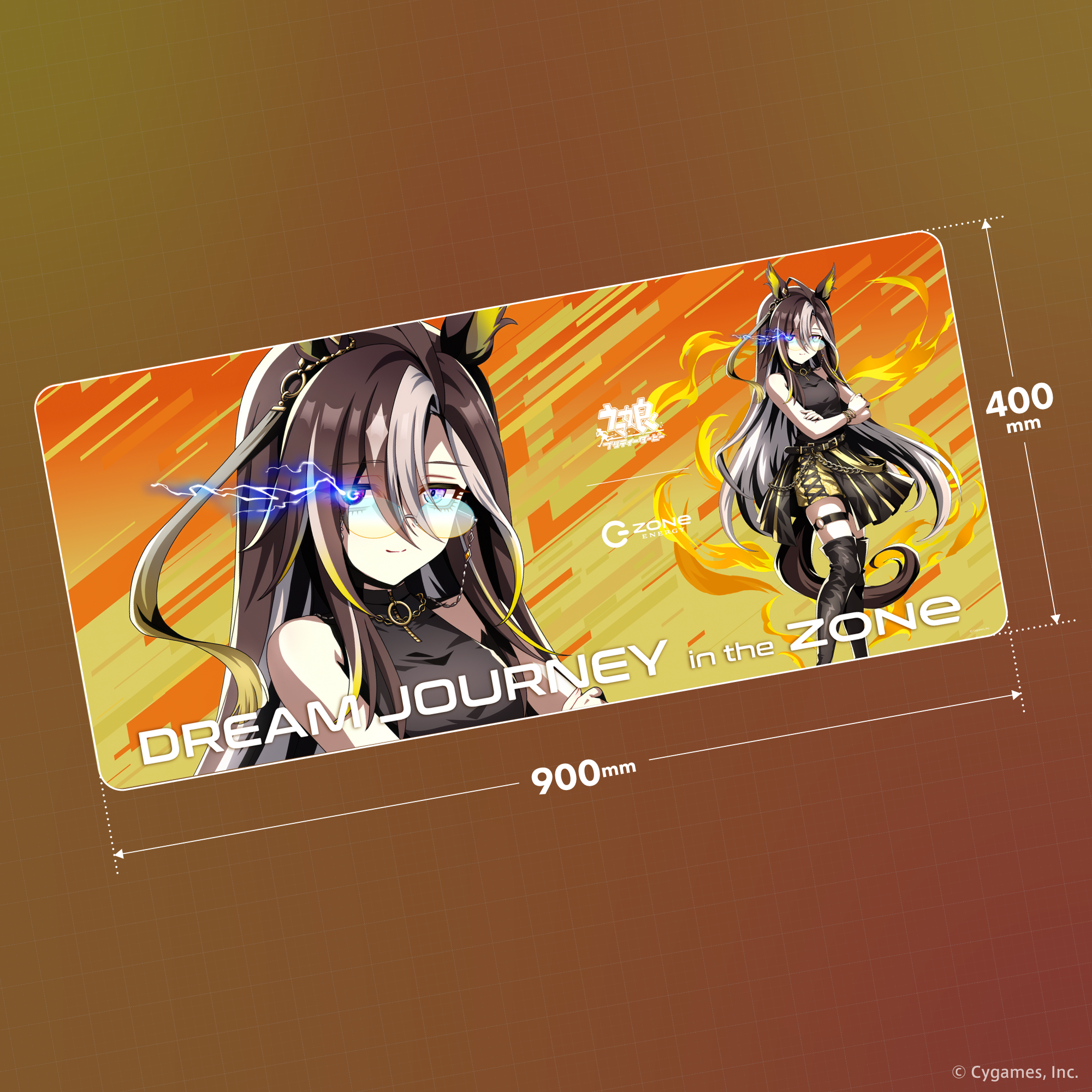ウマ娘『GOLD WEEK』コラボ！超特大デスクマット＆ZONeエナジーセット : Type-B DREAM JOURNEY