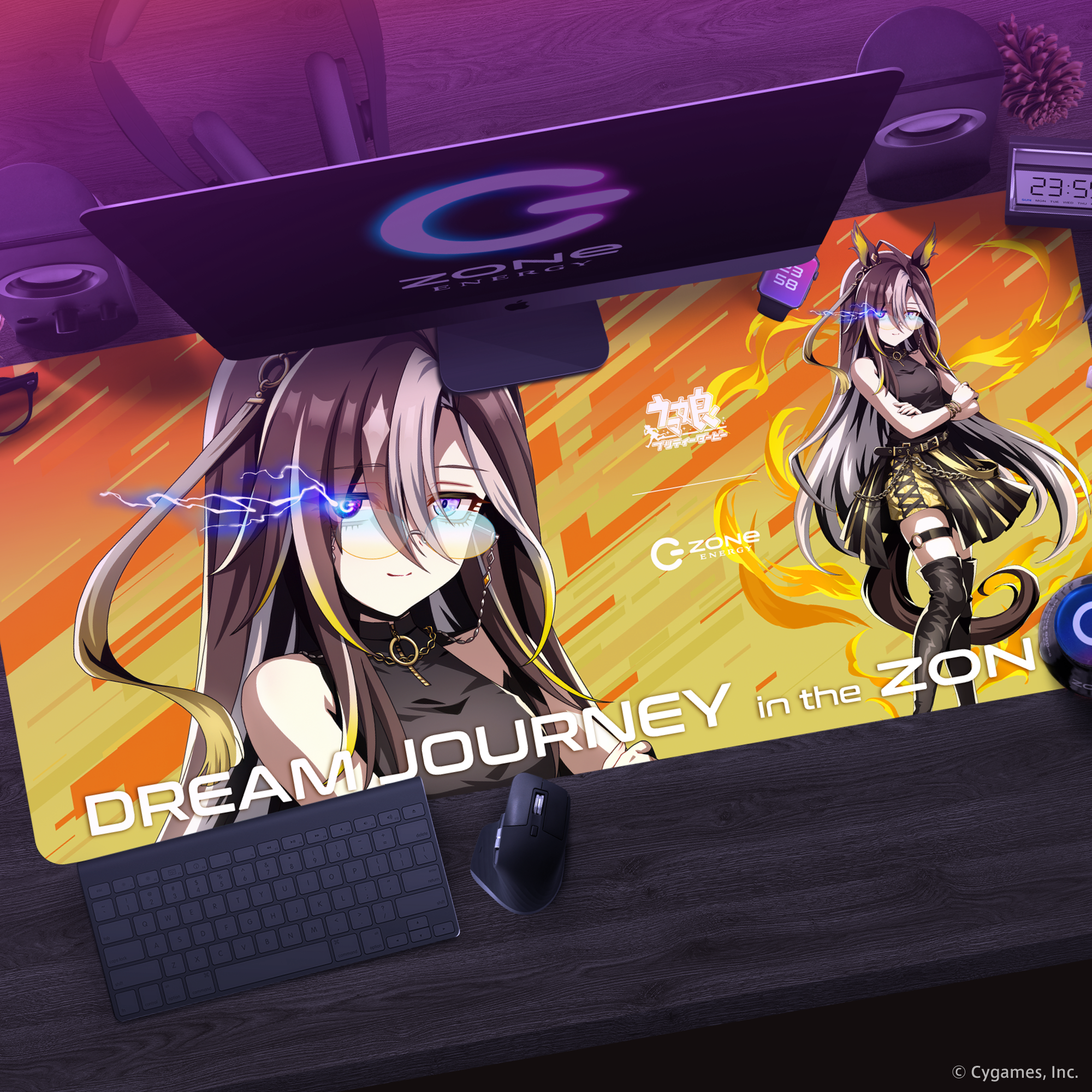 ウマ娘『GOLD WEEK』コラボ!超特大デスクマット&ZONeエナジーセット ウマ娘『GOLD WEEK』コラボ!超特大デスクマット&ZONeエナジーセット