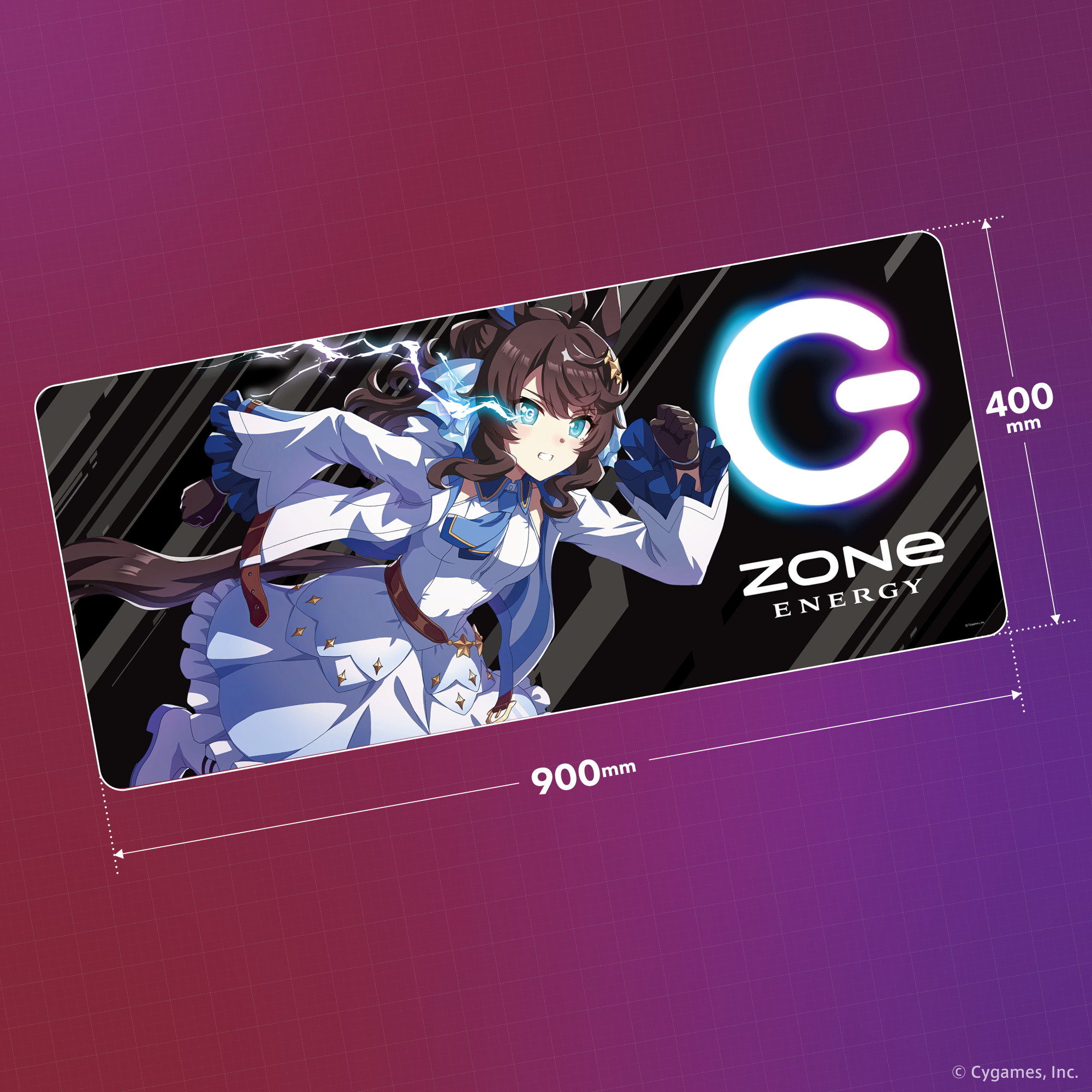 描きおろし！ウマ娘超特大デスクマット＆ZONeエナジーセット : デアリングタクト Type-A