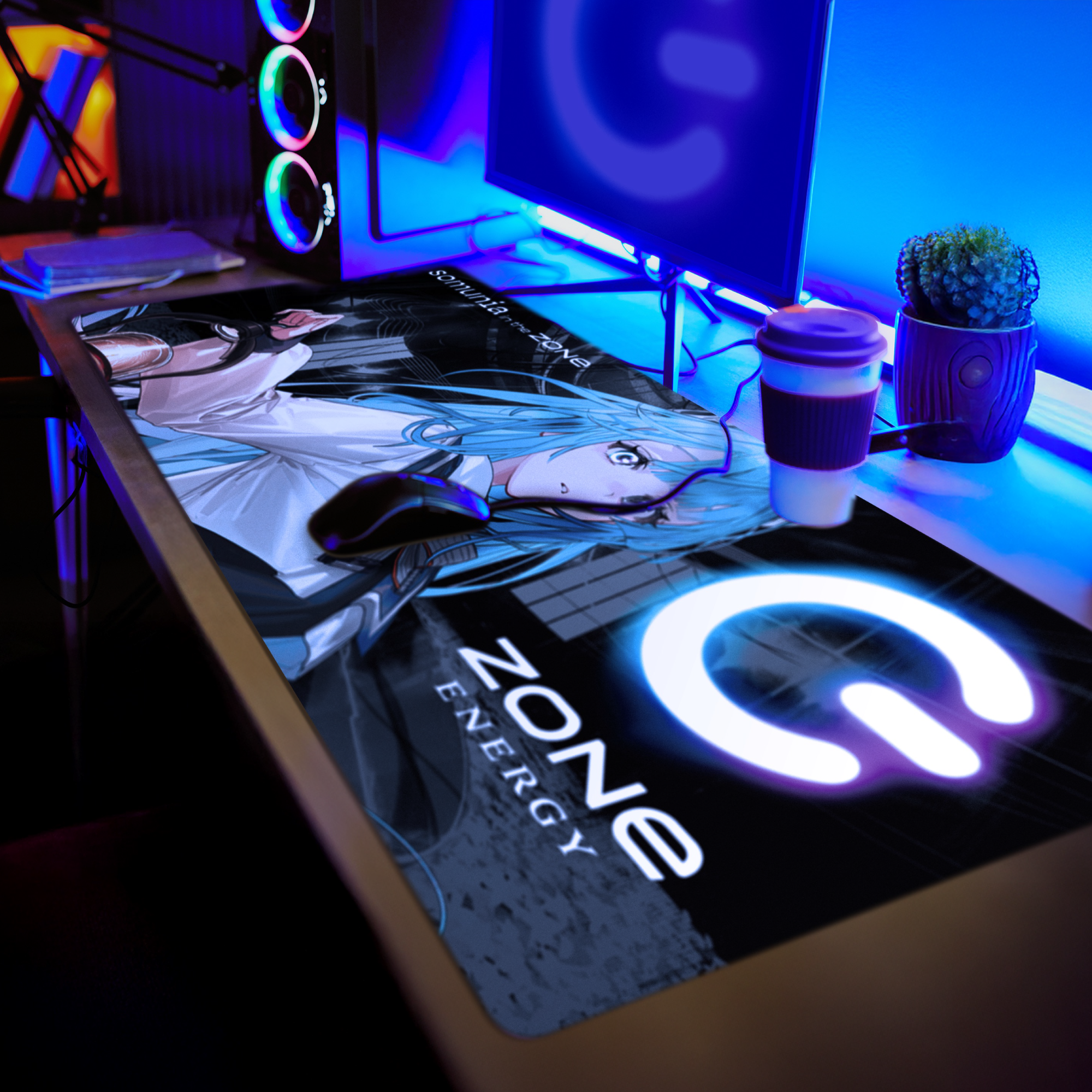 特大オリジナルデザインデスクマット + HYPER ZONe SET : somunia Type-B 特大オリジナルデザインデスクマット + HYPER ZONe SET : somunia Type-B