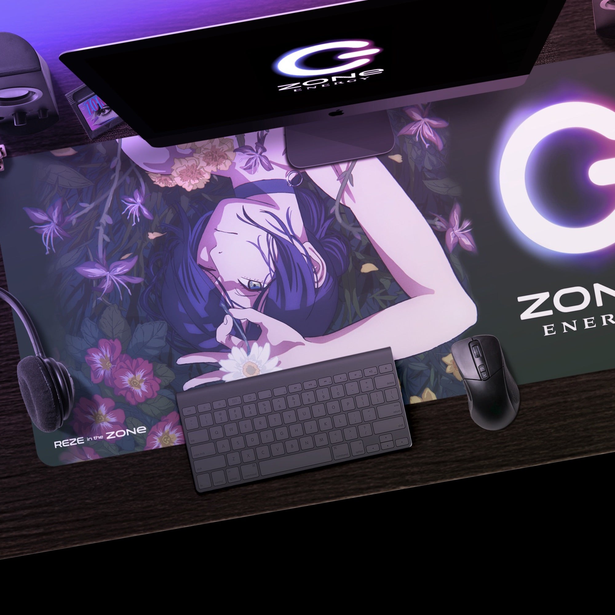 劇場版『チェンソーマン レゼ篇』コラボ 特大オリジナルデザインデスクマット + HYPER ZONe SET : REZE Type-A