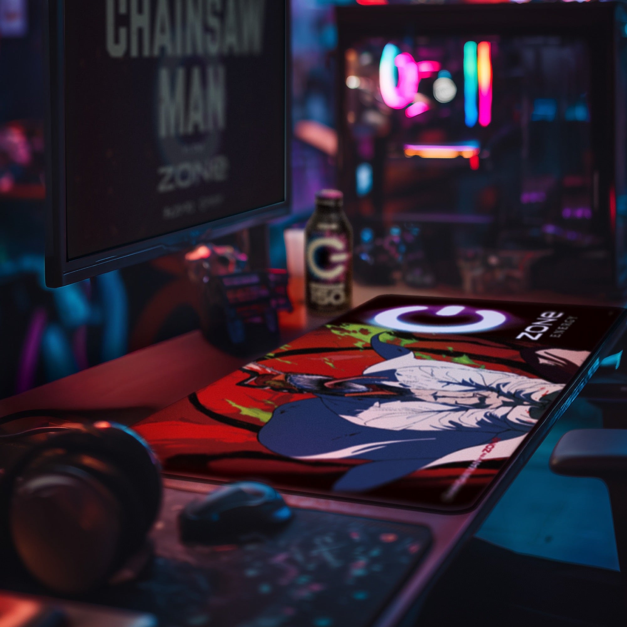 劇場版『チェンソーマン レゼ篇』コラボ 特大オリジナルデザインデスクマット + HYPER ZONe SET : CHAINSAW MAN