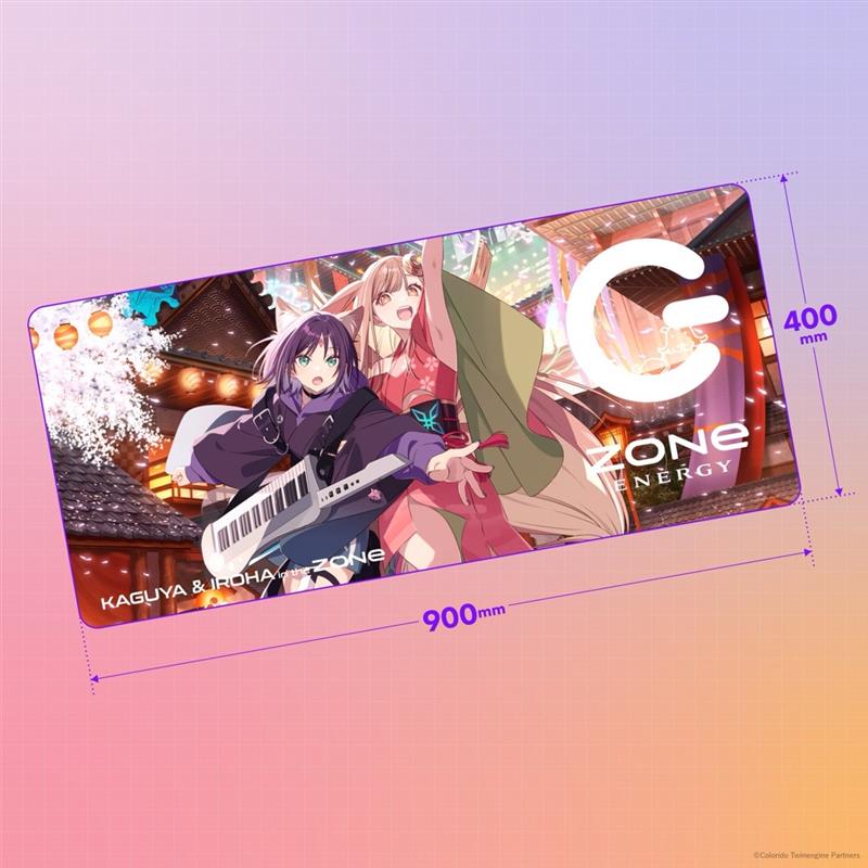 Netflix映画『超かぐや姫！』×ZONe 超特大デスクマット＆ZONeエナジーセット : Type-A KAGUYA & IROHA