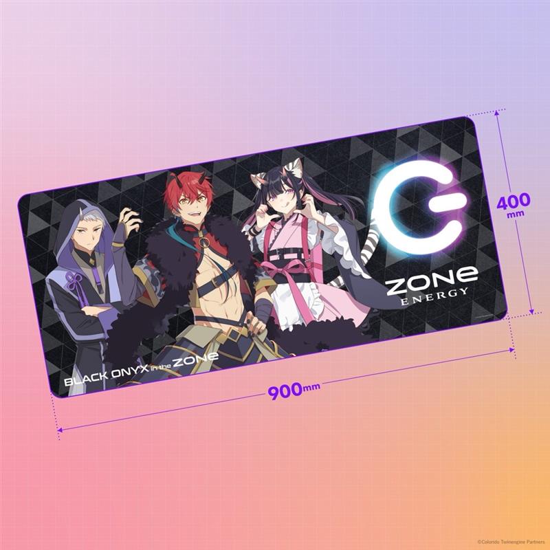 Netflix映画『超かぐや姫！』×ZONe 超特大デスクマット＆ZONeエナジーセット : Type-E BLACK ONYX